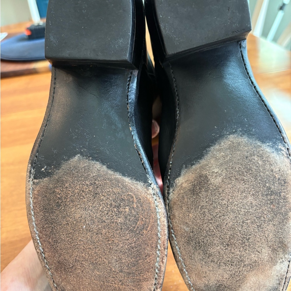 Lucchese Women’s Black Western Leather Boots - Picture 7 of 15